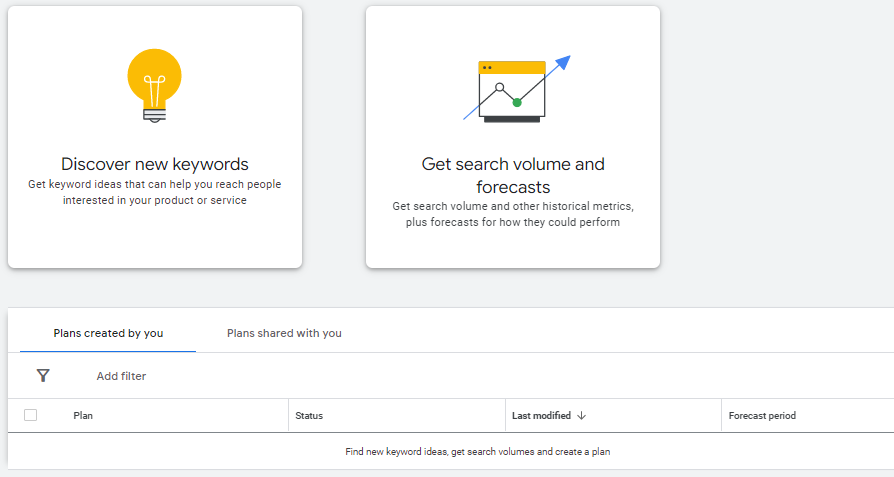 Google Keyword Planner