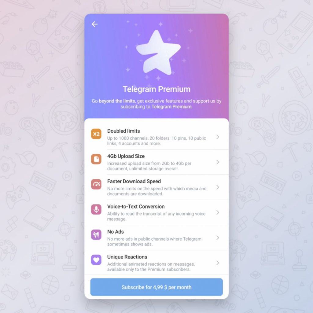 Telegram Premium Subscription